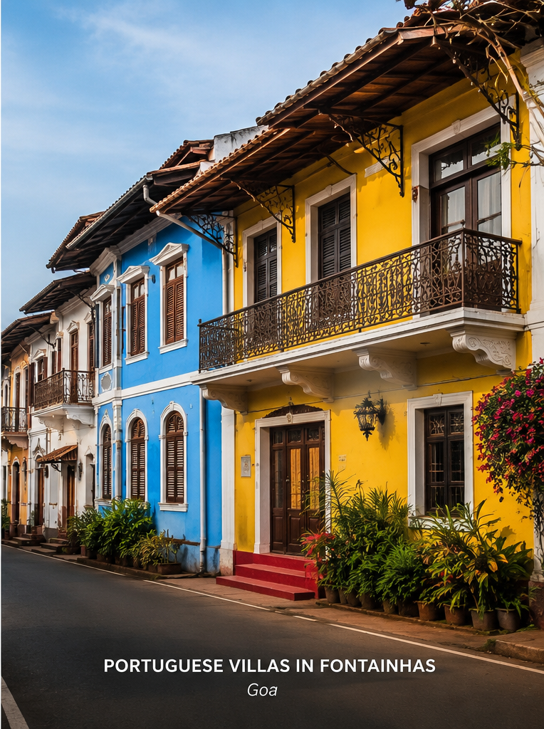 Portugiesische Villen in Fontainhas