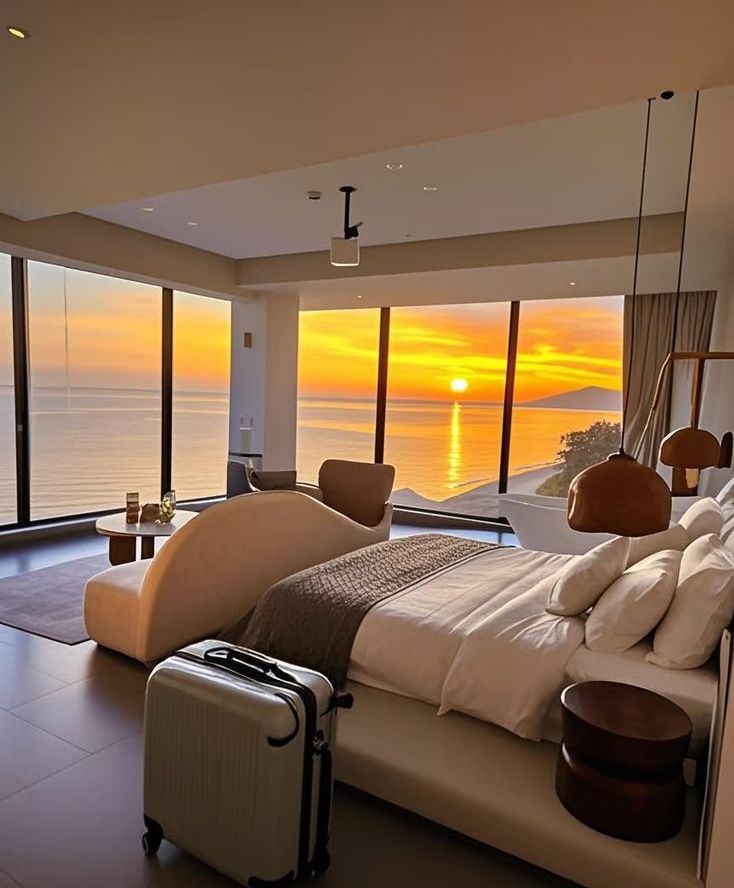 Luxury hotel room